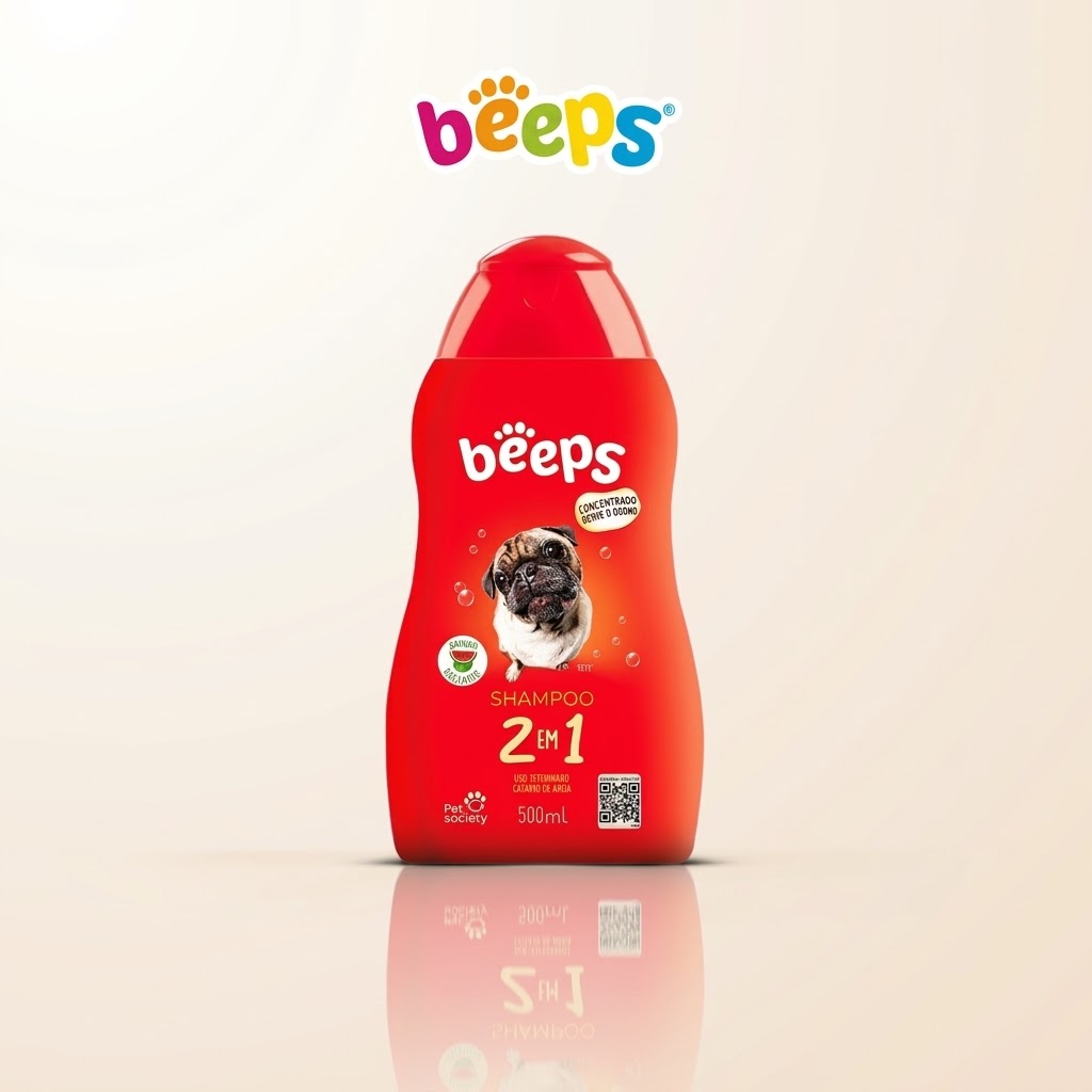 Shampoo Beeps 2 em 1  Melancia  500ml