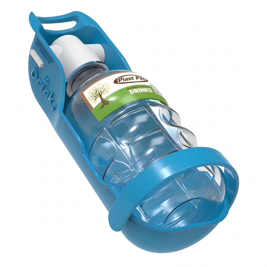 BEBEDOURO PET DRINKS ECO 300 ML AZUL