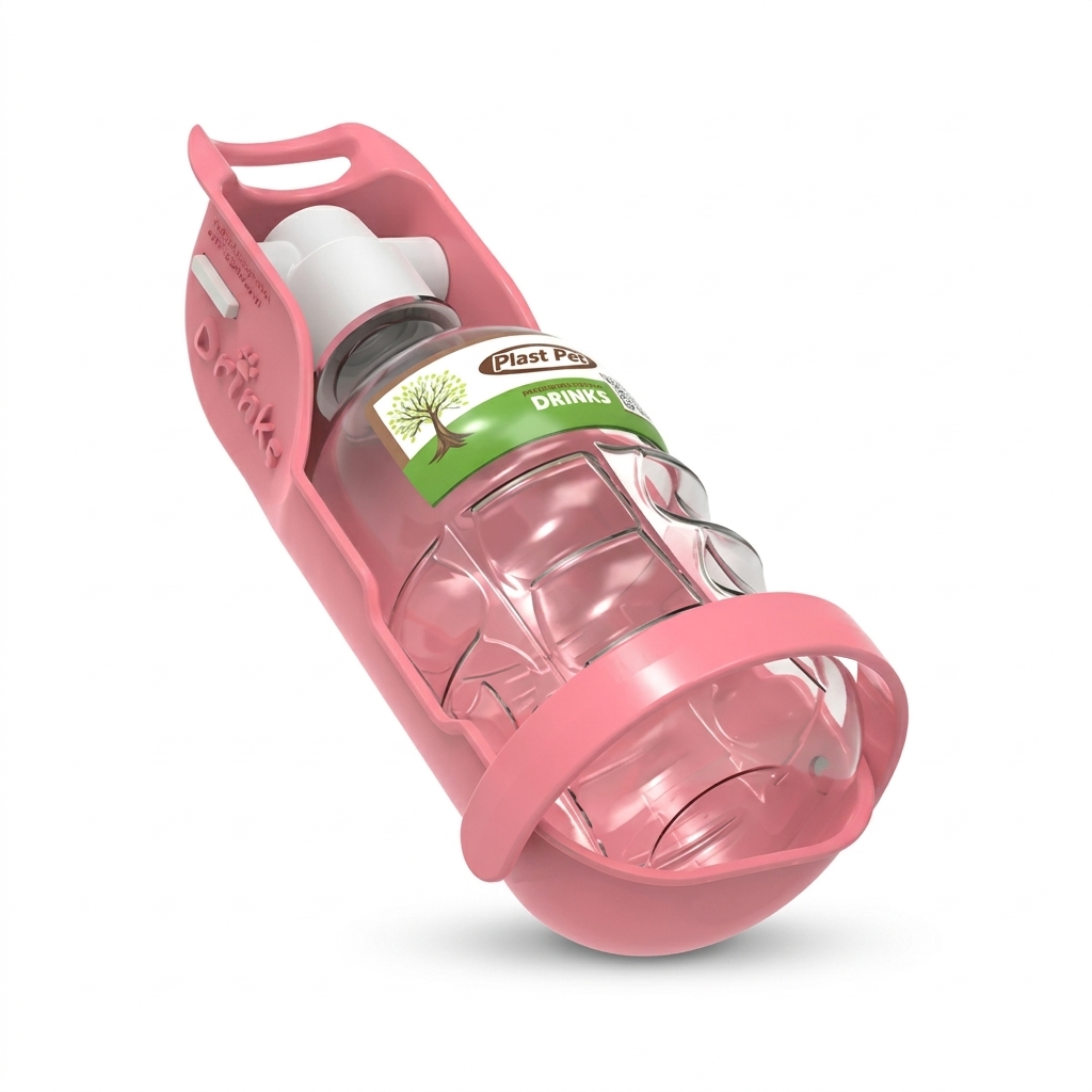BEBEDOURO PET DRINKS ECO 300 ML ROSA
